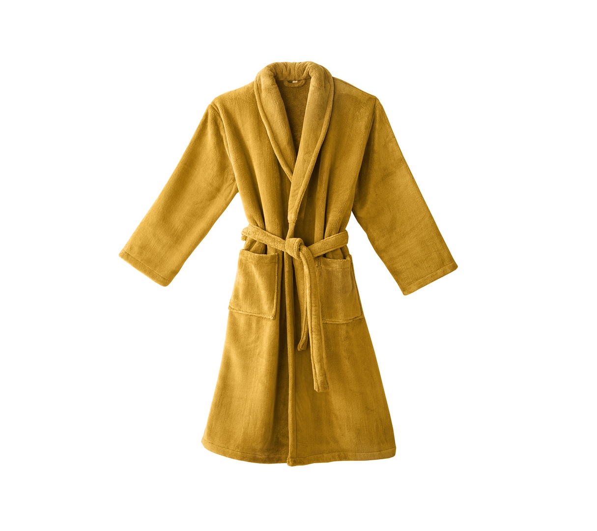 Peignoir ATHENA Curry Microfibre moelleux - BLANC DES VOSGES