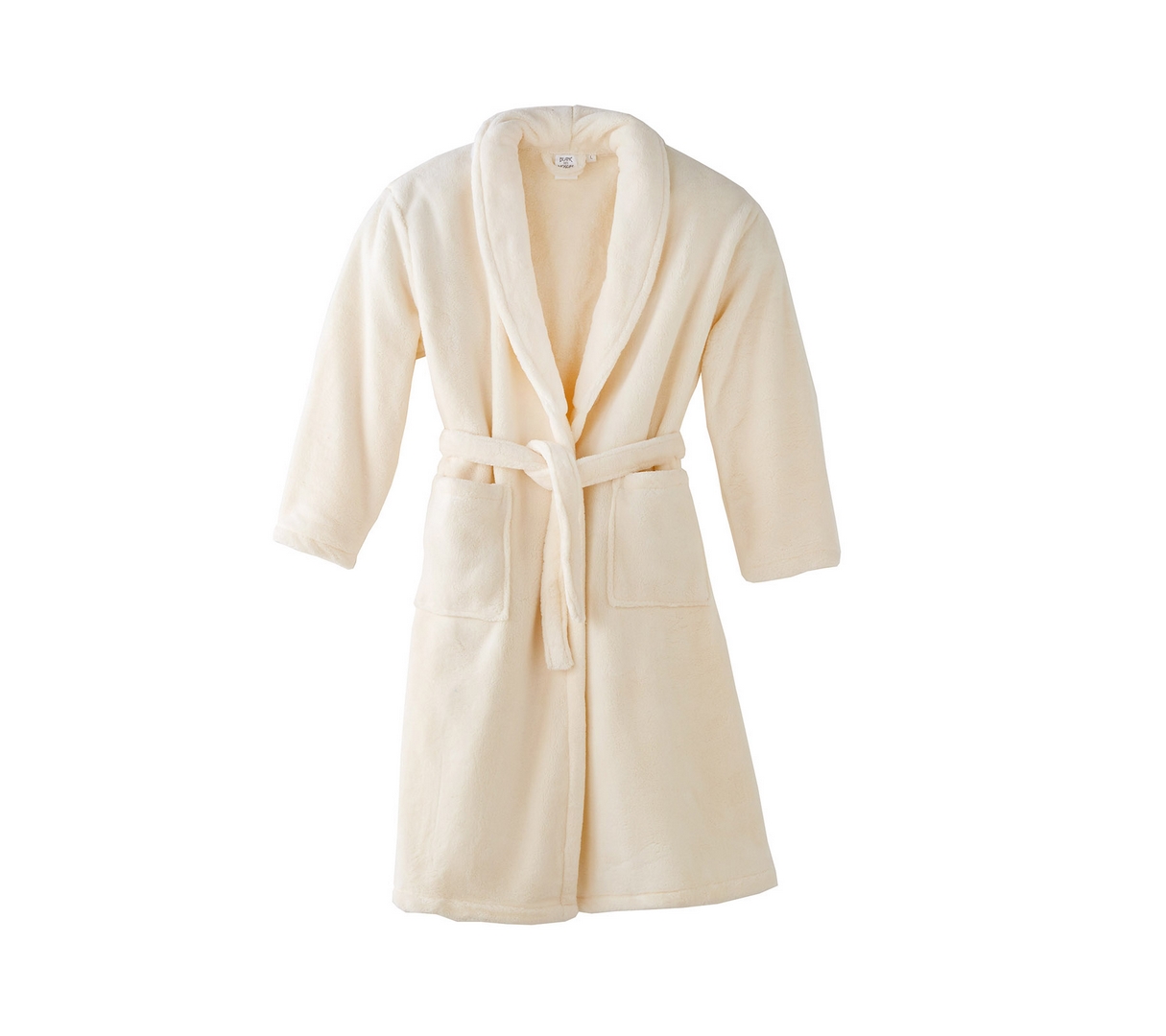 Peignoir ATHENA Ivoire Microfibre moelleux - BLANC DES VOSGES