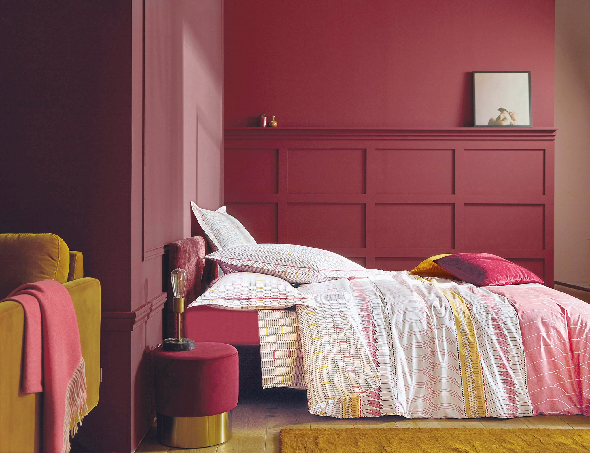 Housse de couette BELLE EPOQUE Bois de rose