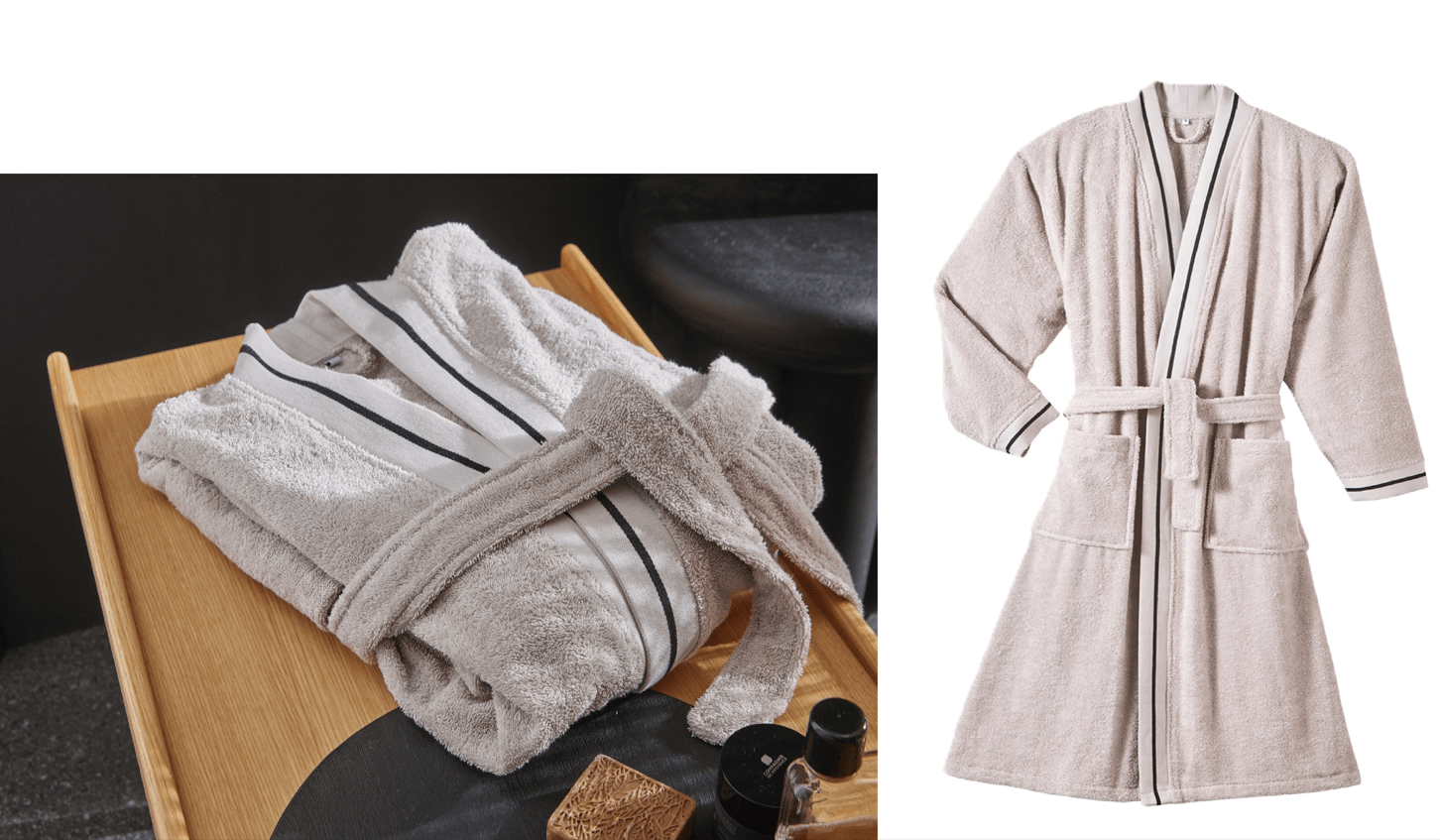 Paignoir KIMONO PLAISANCE Perle