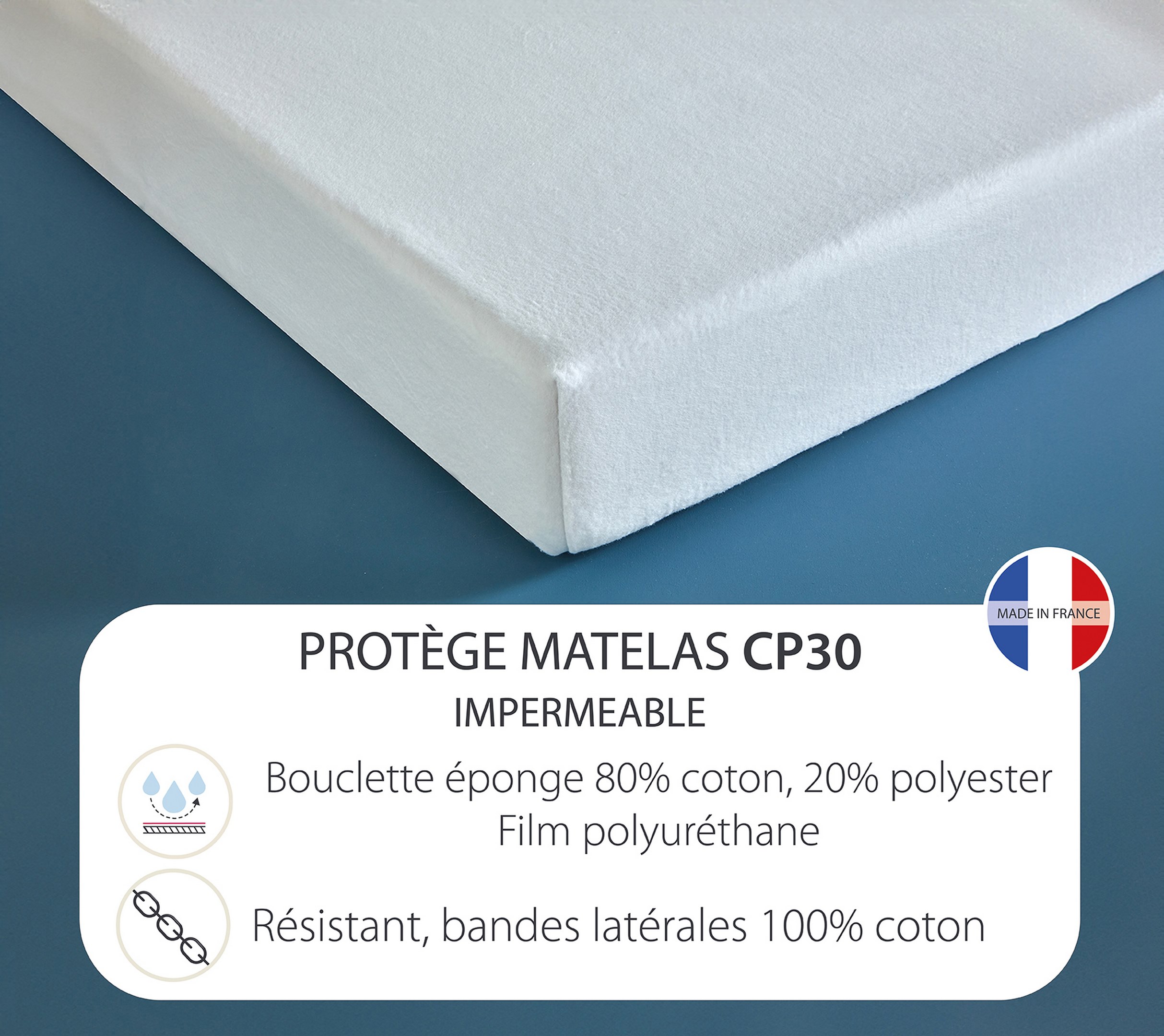 Protège matelas BULTEX imperméable CP30