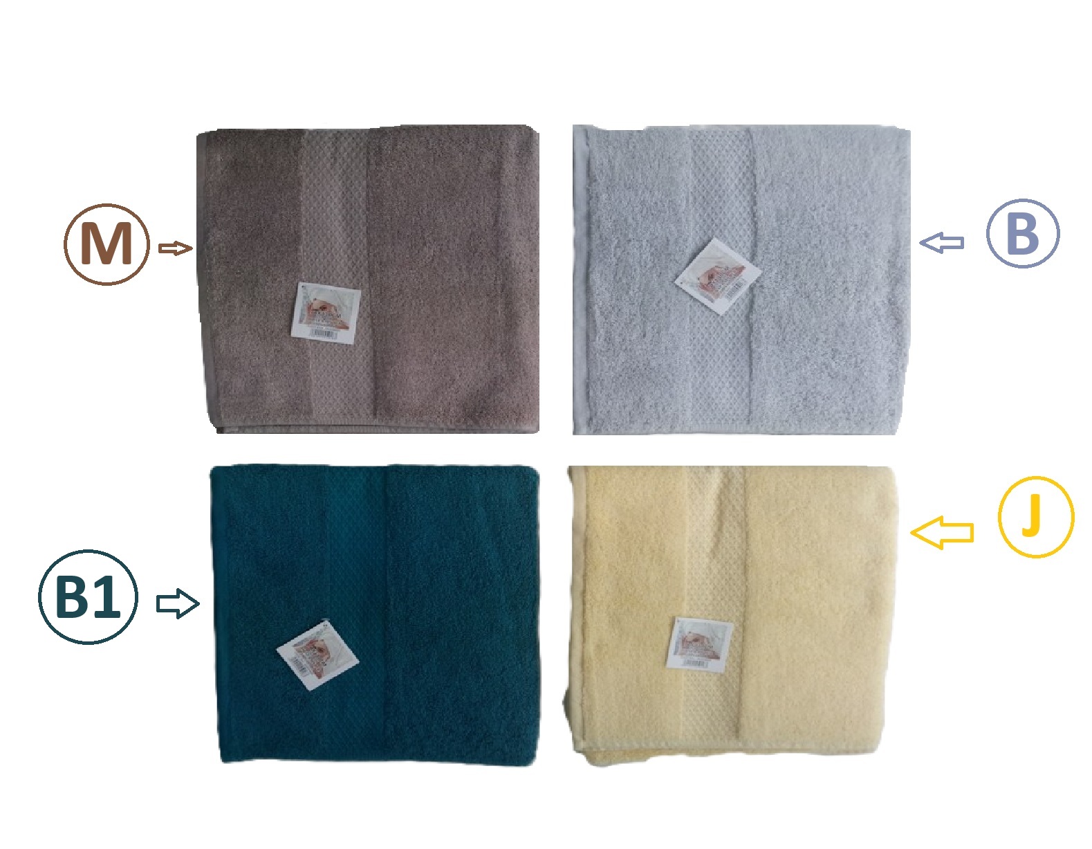 Serviettes / draps de bain JFB